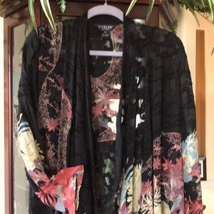 Sheer Long Jacket   Size XS